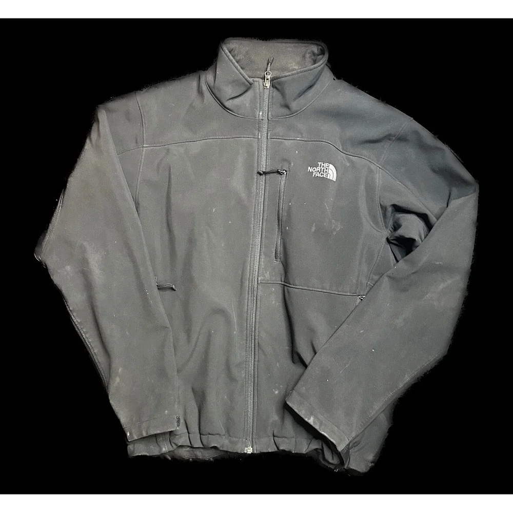 Mens The North Face, Black, F12 AMVY, Soft Shell Jacket Black Size Large